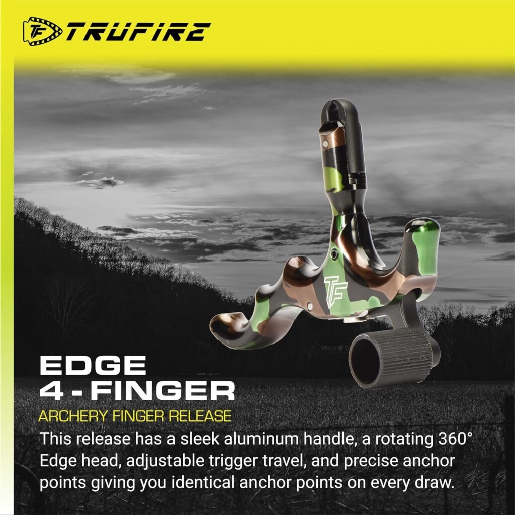 Tru-Fire Edge 4-Finger Hand-Held Bow Release Aluminum