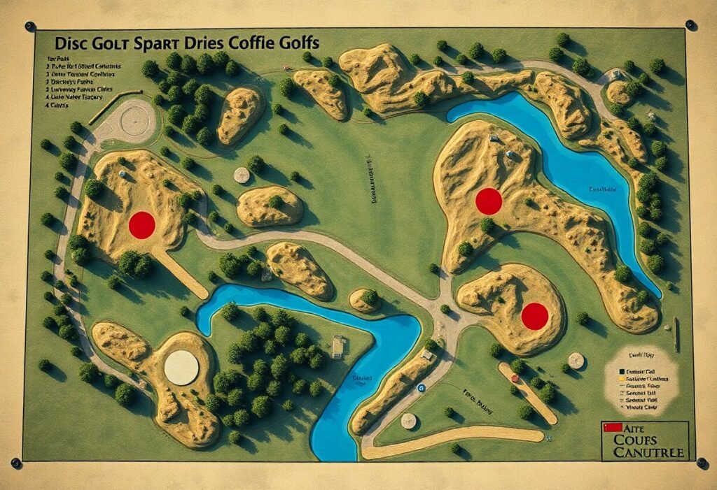 Disc Golf Course Map & Layout – How Courses Are Designed