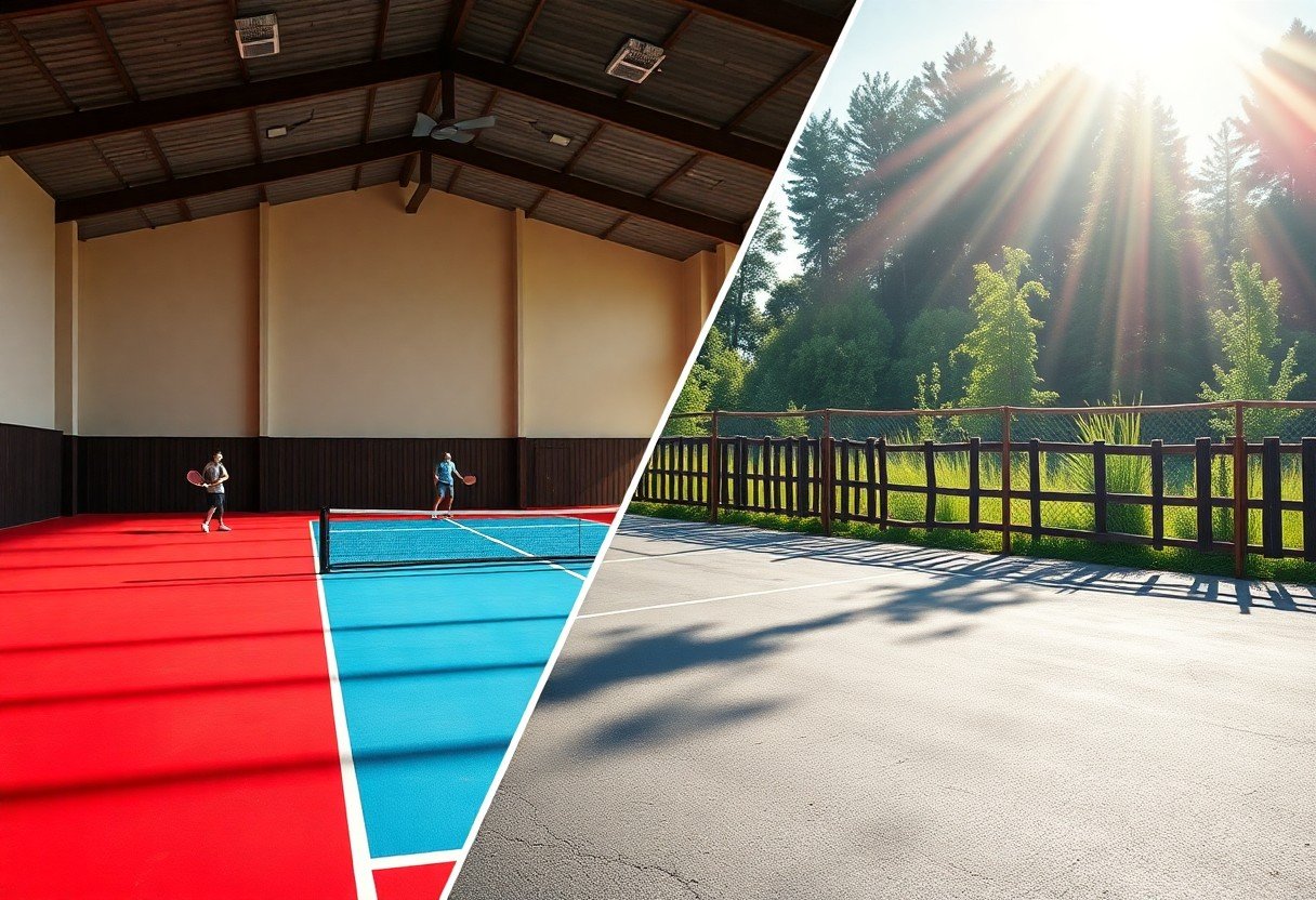 Indoor vs Outdoor Pickleball
