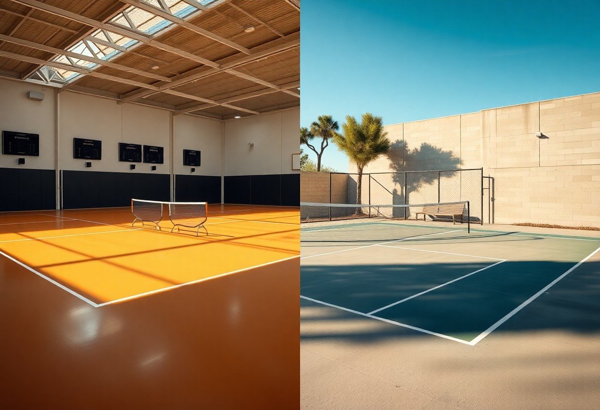 Indoor vs Outdoor Pickleball