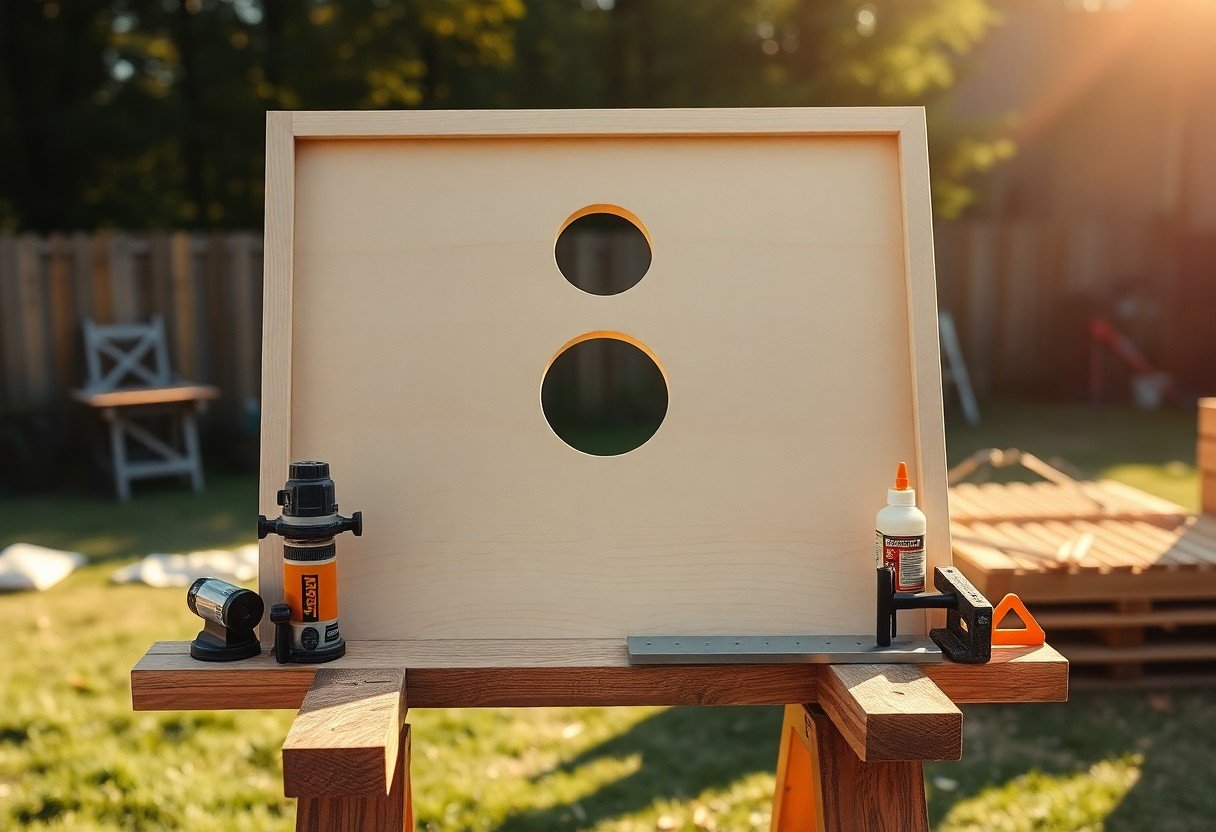 How to Make a DIY Cornhole Board at Home