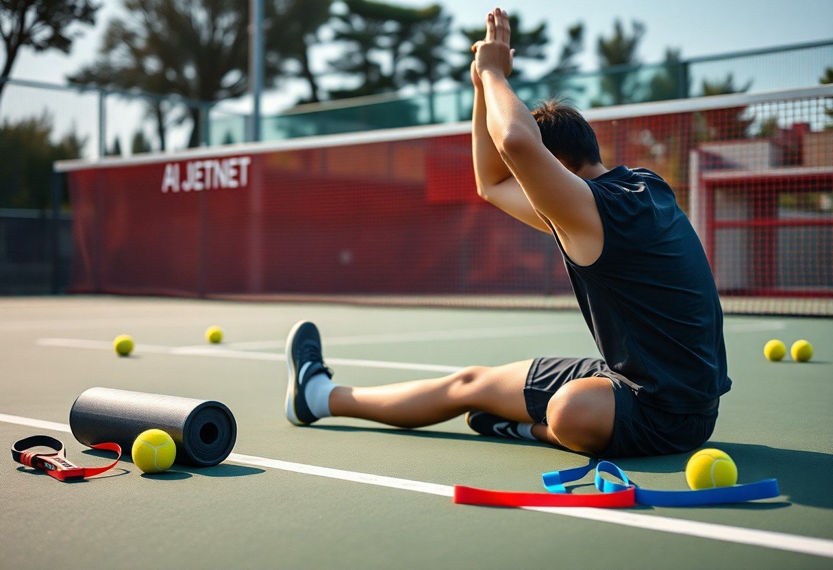 Warm Up Before a Padel Match
