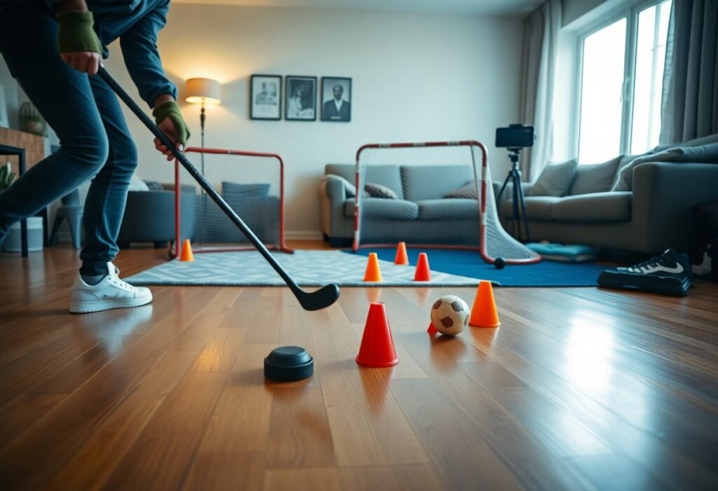 Stick Handling Drills to Practice at Home