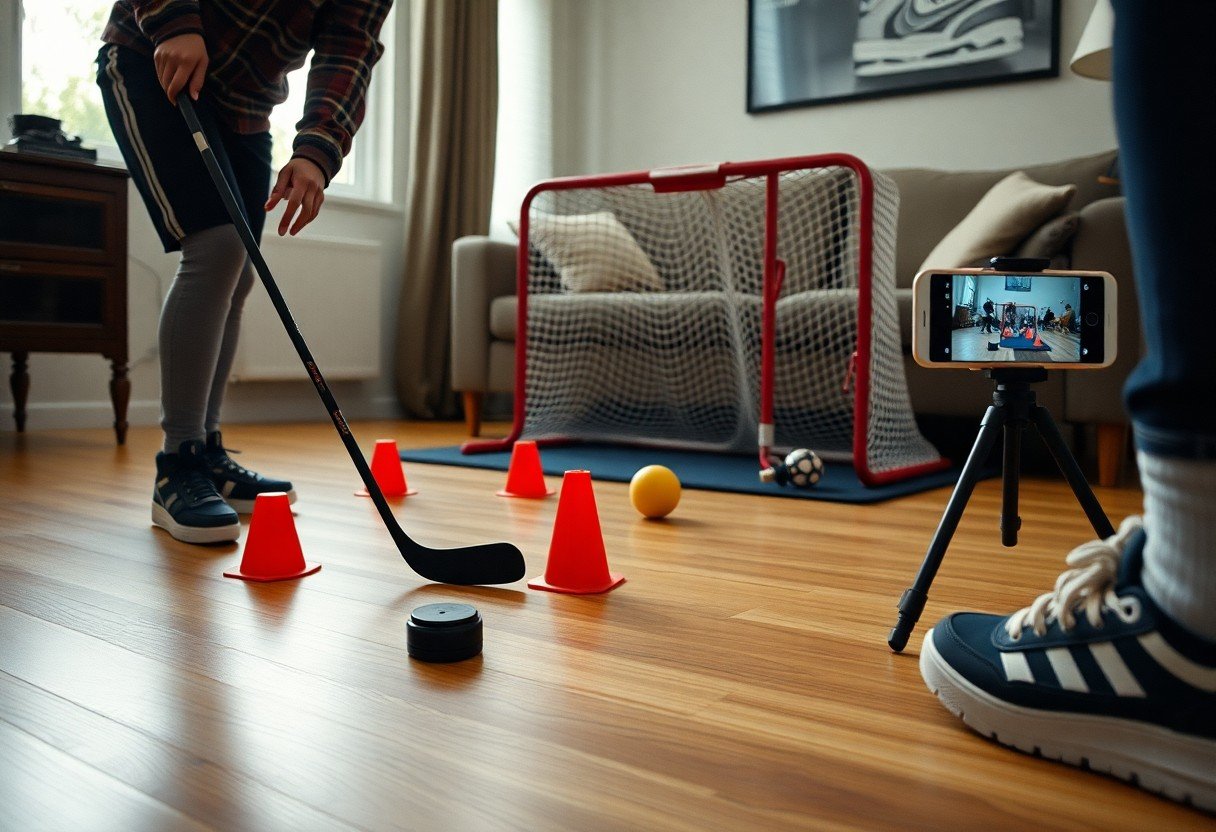 Stick Handling Drills to Practice at Home