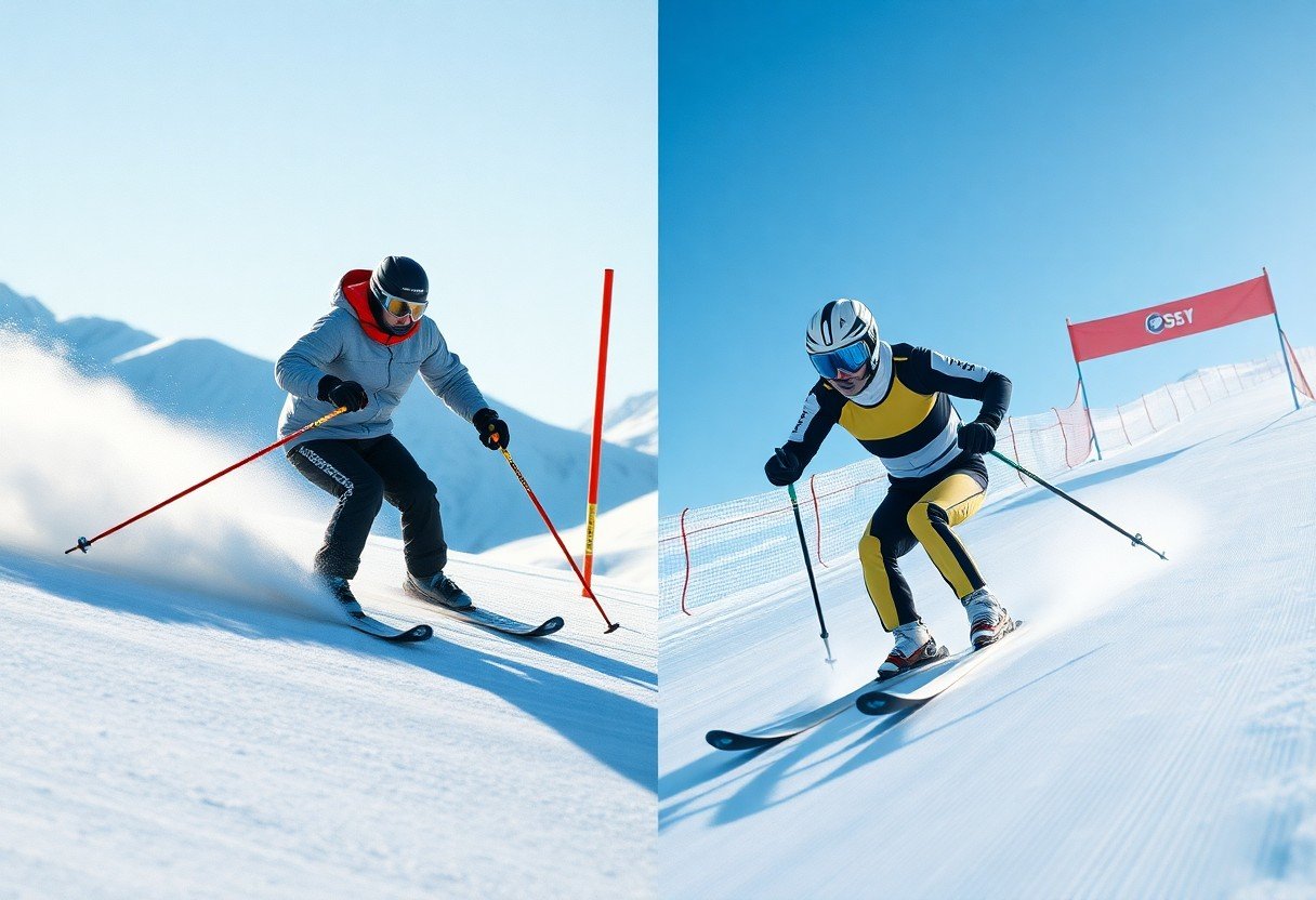 Alpine Skiing vs Downhill Skiing