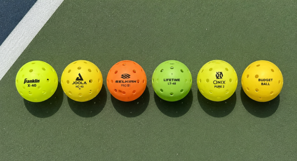 Six of the best outdoor pickleball balls tested and ranked for 2026.